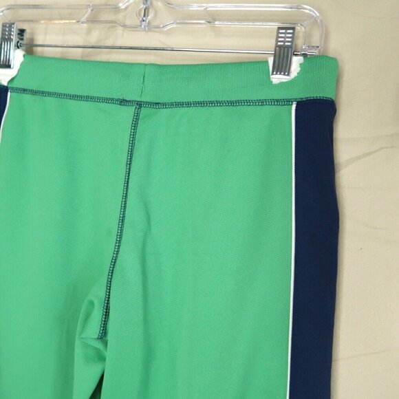 Vintage Y2K Le Tigre Cropped Pants Green Blue Capris Drawstring Women's Small - Picture 10 of 15